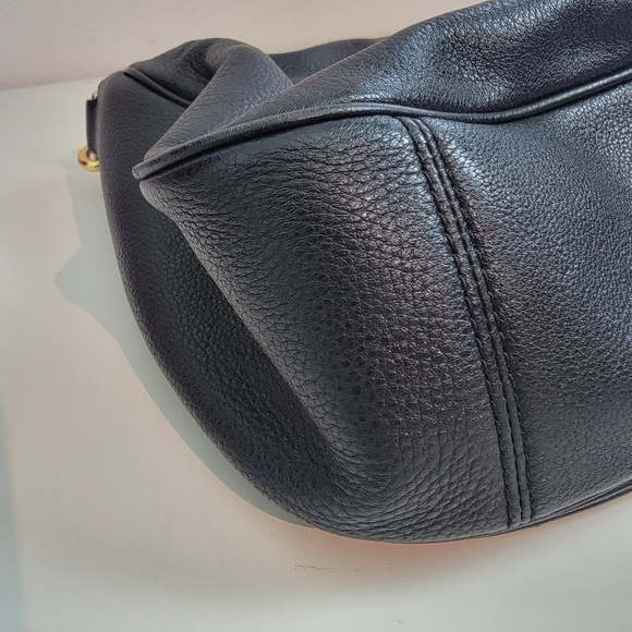 Marc Jacobs Empire City Crossbody  Messenger Bag Black Leather Flap - Picture 10 of 16